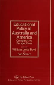 Tapa de Educational policy in Australia and America