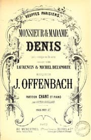 Tapa de Monsieur & Madame Denis