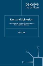 Tapa de Kant and Spinozism