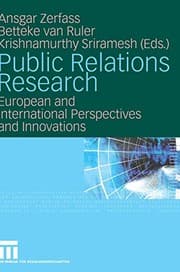 Tapa de Public Relations Research