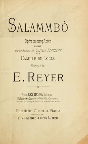 Tapa de Salammbô