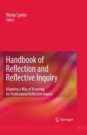 Tapa de Handbook of reflection and reflective inquiry