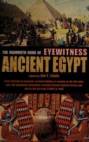 Tapa de The mammoth book of eyewitness ancient Egypt