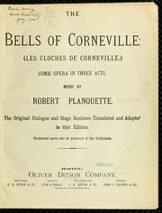Tapa de The bells of Corneville