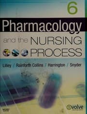 Tapa de Pharmacology and the nursing process