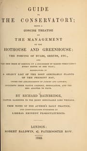 Tapa de Guide to the conservatory