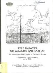 Tapa de Fire impacts on wildlife and habitat