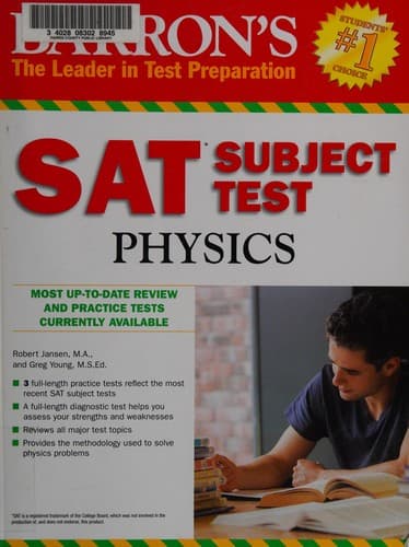 Tapa de SAT subject test