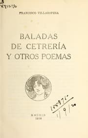 Tapa de Baladas de cetrería