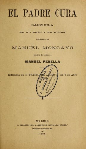 Tapa de El padre cura