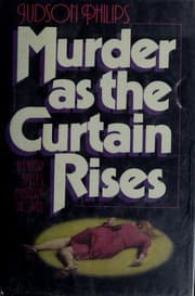 Tapa de Murder as the curtain rises
