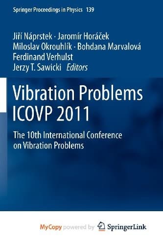 Tapa de Vibration Problems ICOVP 2011