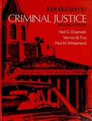Tapa de Introduction to criminal justice