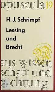 Tapa de Lessing und Brecht