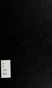 Tapa de The Nature of political theory