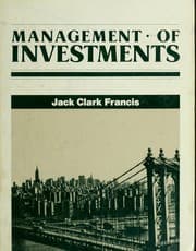 Tapa de Management of investments