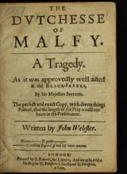 Tapa de The Dutchesse of Malfy