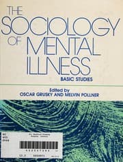 Tapa de The Sociology of mental illness
