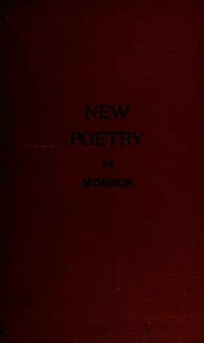Tapa de The new poetry