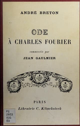 Tapa de Ode à Charles Fourier