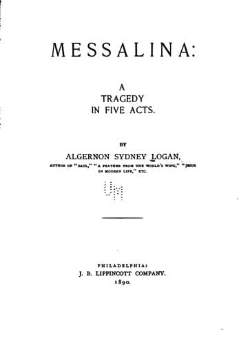 Tapa de Messalina: A Tragedy in Five Acts