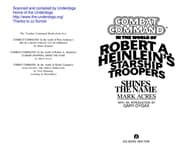 Tapa de Shines the Name (Combat Command: In the World of Robert A. Heinlein's Starship Troopers)