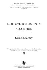 Tapa de Der foyler fuḳs un di ḳluge hun