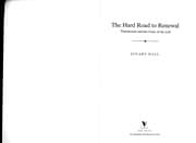 Tapa de The hard road to renewal