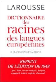 Tapa de Dictionnaire des racines des langues européennes