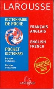 Tapa de French-English / English-French Dictionary (Larousse Dictionnaire de poche, Francais anglais / English - French)