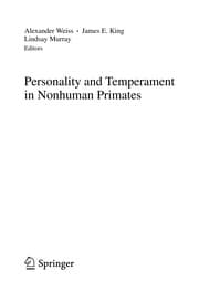 Tapa de Personality and temperament in nonhuman primates