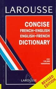 Tapa de Larousse Concise French-English English-French Dictionary