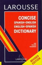Tapa de Dic Larousse Concise Spanish-English English-Spanish Dictionary