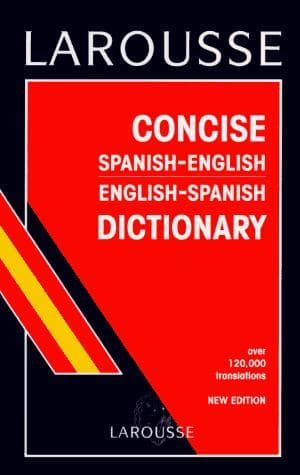 Tapa de Larousse diccionario manual