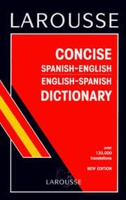 Tapa de Larousse diccionario manual