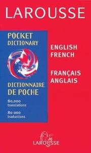 Tapa de Larousse dictionnaire de poche, français-anglais, anglais-français