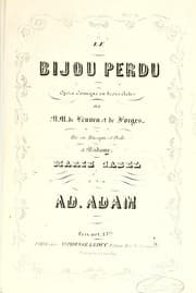 Tapa de Le bijou perdu