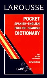 Tapa de Larousse Pocket Spanish/English English/Spanish Dictionary/Larousse Pocket Diccionario Español-Ingles Ingles-Español