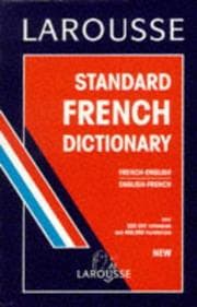 Tapa de Standard French-English, English-French dictionary