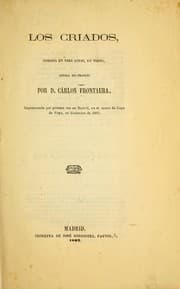 Tapa de Los criados