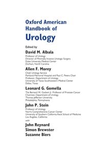 Tapa de Oxford American handbook of urology