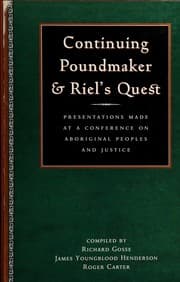 Tapa de Continuing Poundmaker and Riel's quest