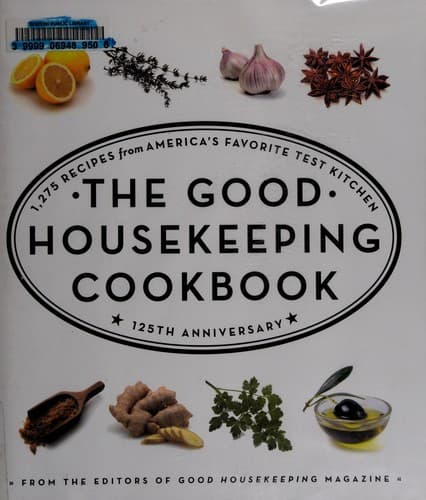Tapa de The good housekeeping cookbook