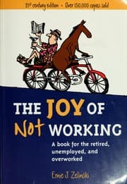 Tapa de The joy of not working
