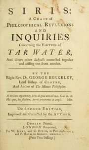 Tapa de Siris, a chain of philosophical reflexions and inquiries concerning the virtues of tar water
