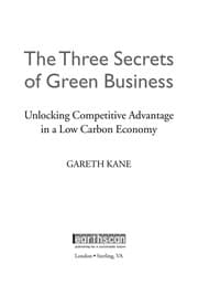 Tapa de The three secrets of green business