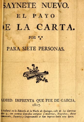 Tapa de El payo de la carta