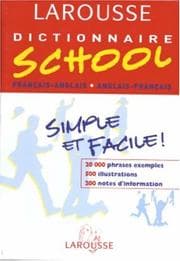 Tapa de Larousse Dictionnaire School