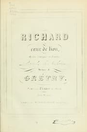 Tapa de Richard Coeur de Lion