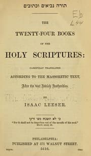 Tapa de The twenty-four books of the Holy Scriptures